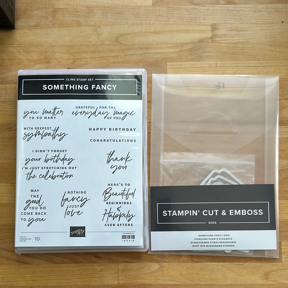 Stampin' Up! Retired Something Fancy Bundle EUC